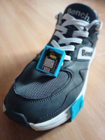 Simple step classification wearable using the XIAO nRF52840 Sense