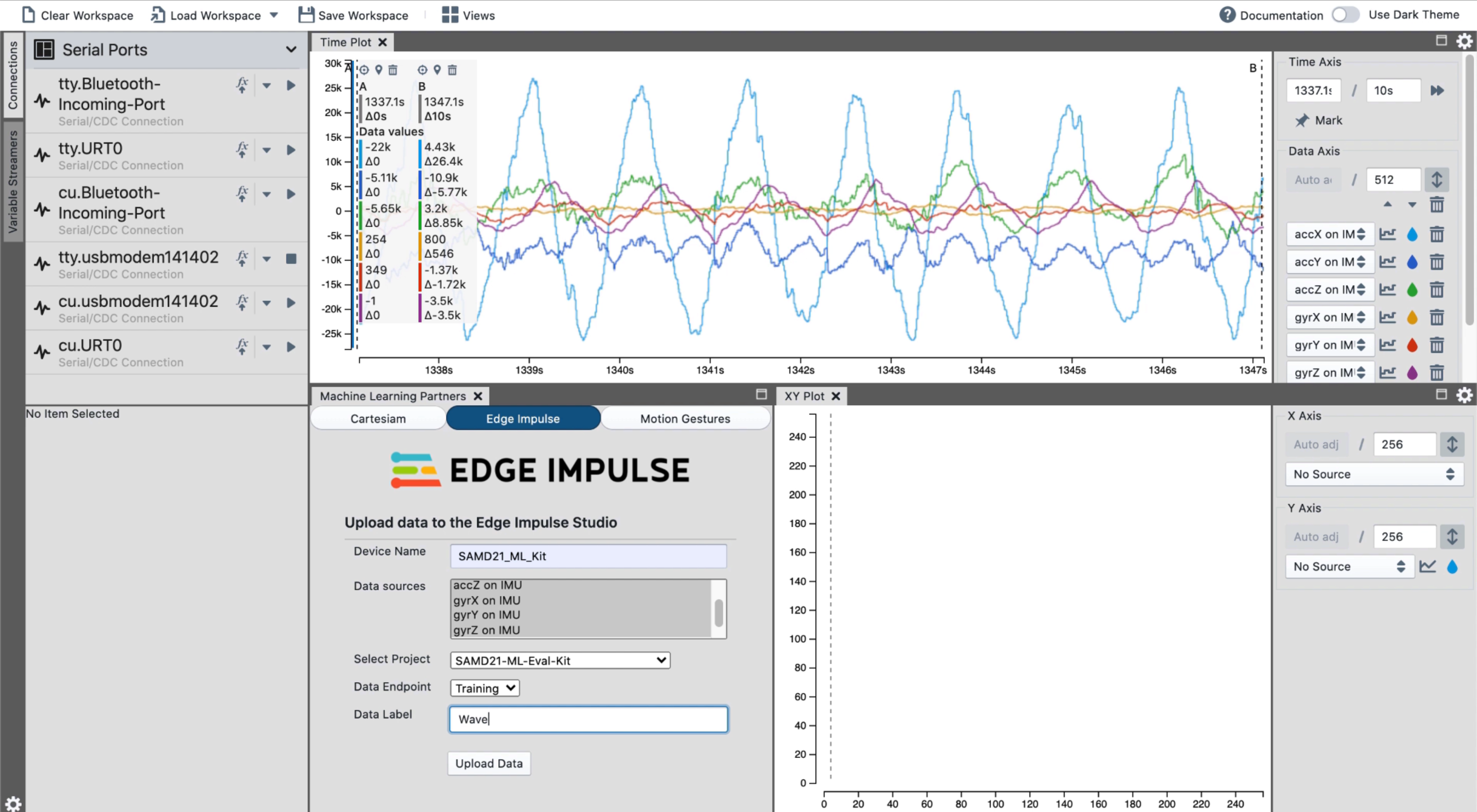 Build TinyML models with Microchip's MPLAB X and Edge Impulse